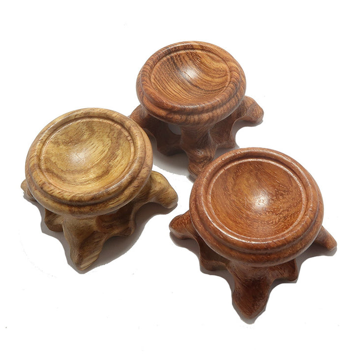 Soportes de madera de Olivenorma para bolas de cristal, esferas, huevos, decoración pastoral
