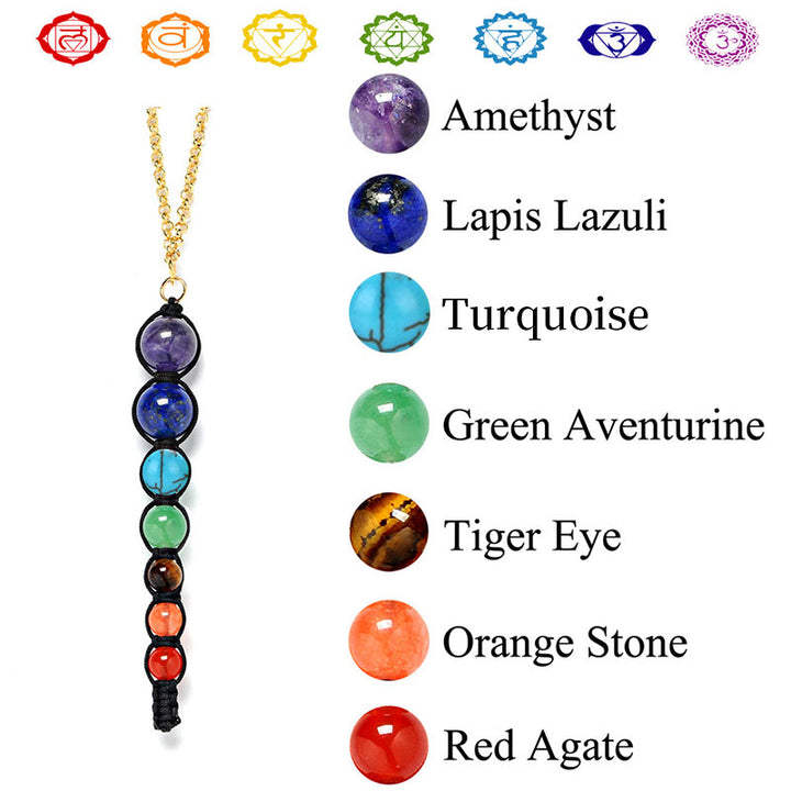 Collar de sanación de chakras con orgón de Olivenorma 