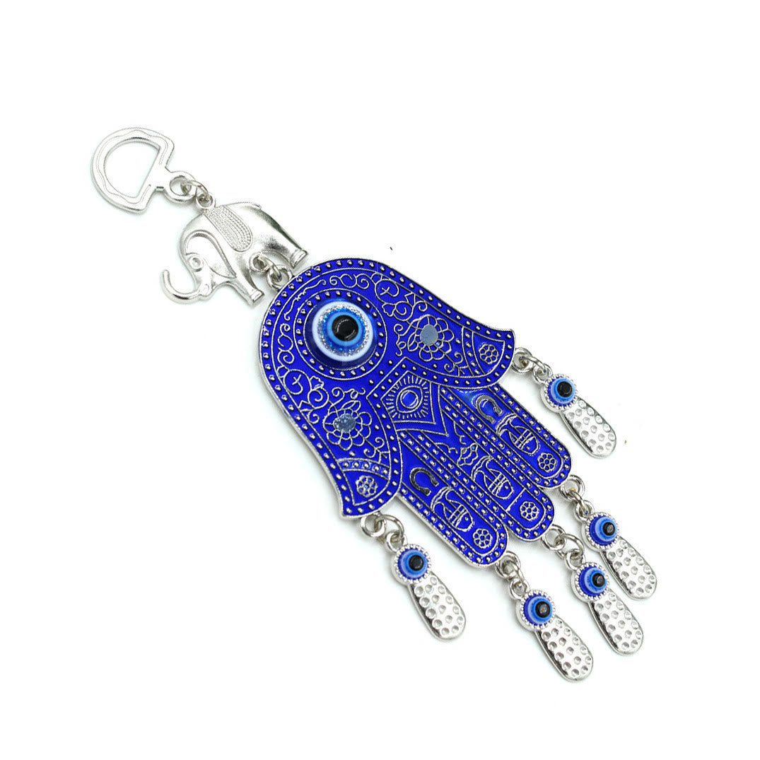 Adorno de pared con hamsa y ojo malvado azul de Olivenorma