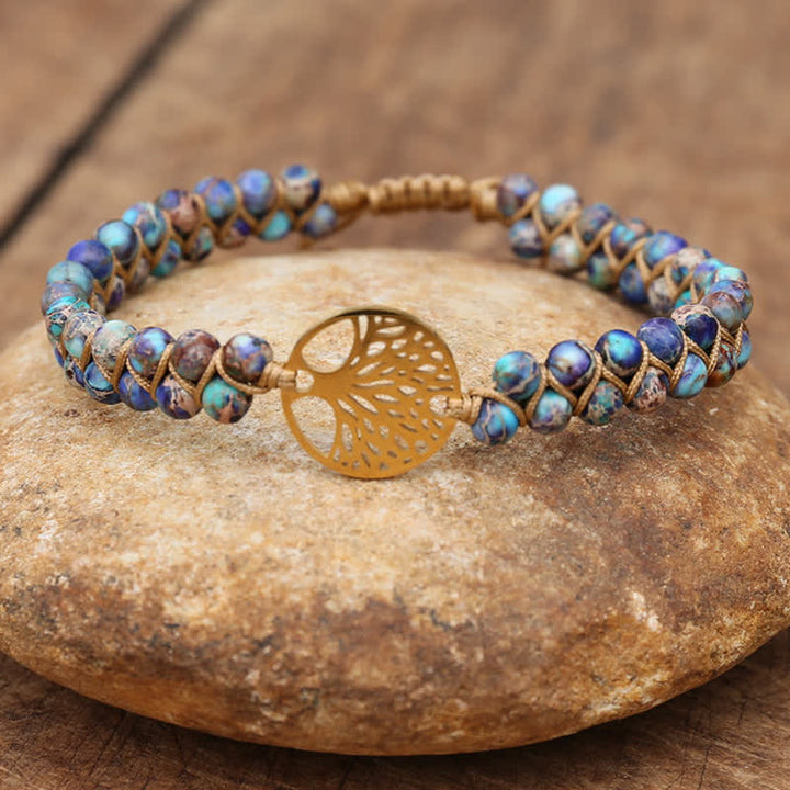 Pulsera de piedra de transformación y evolución espiritual de Olivenorma