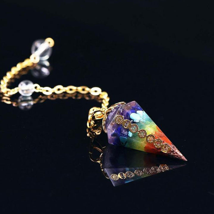 Péndulo de adivinación Olivenorma Chakra Orgone