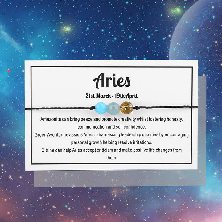 Pulsera mágica de 12 estrellas con cuentas de cristal.