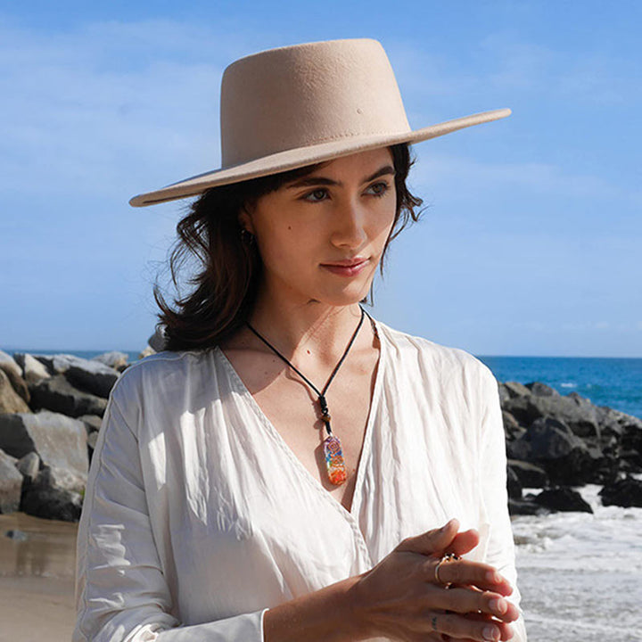 Collar de sanación de chakras con orgón de Olivenorma 