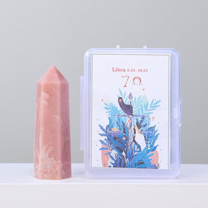 Juego de adornos de doce constelaciones con varitas de cristal natural de Olivenorma