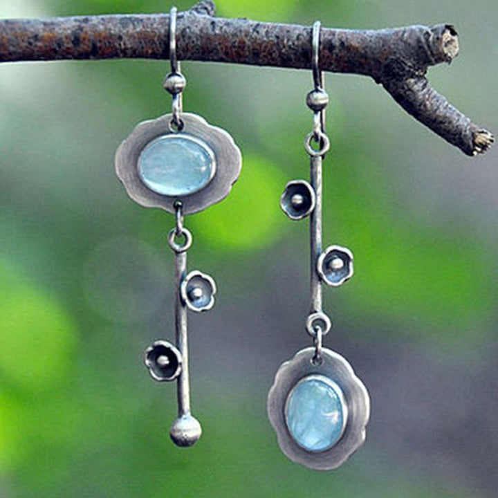 Pendientes retro de purificación de cristal