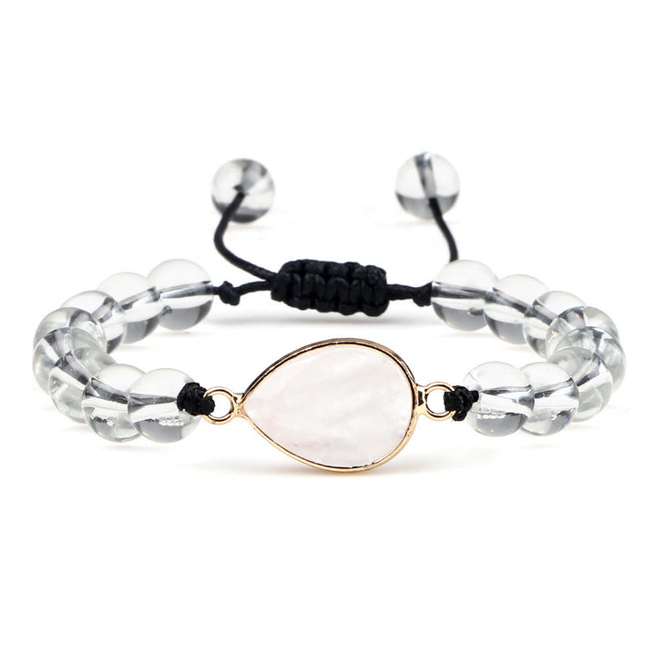 Pulsera de cuentas de opalita con piedra de ojo de gato de Olivenorma
