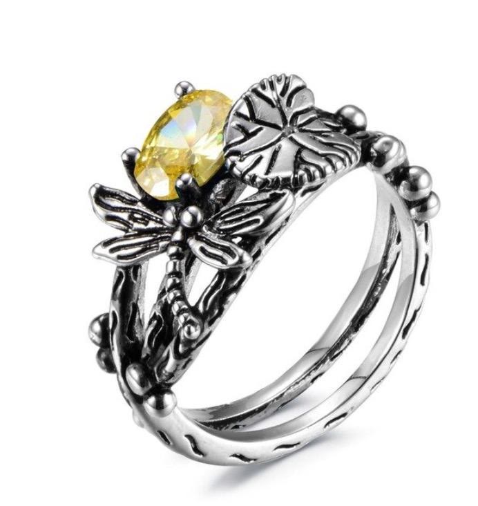 Anillo de cristal de protección natural Olivenorma 