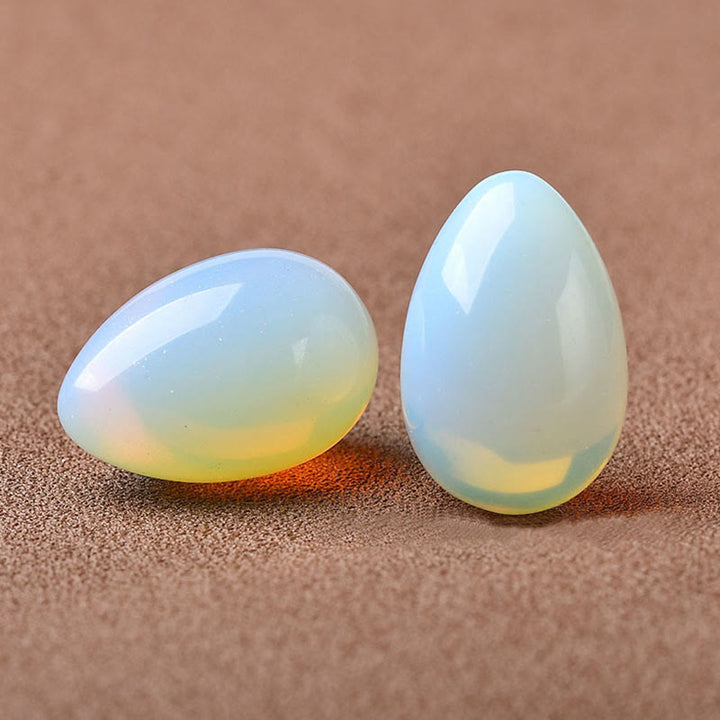 Huevos de cristal naturales energéticos de Olivenorma 