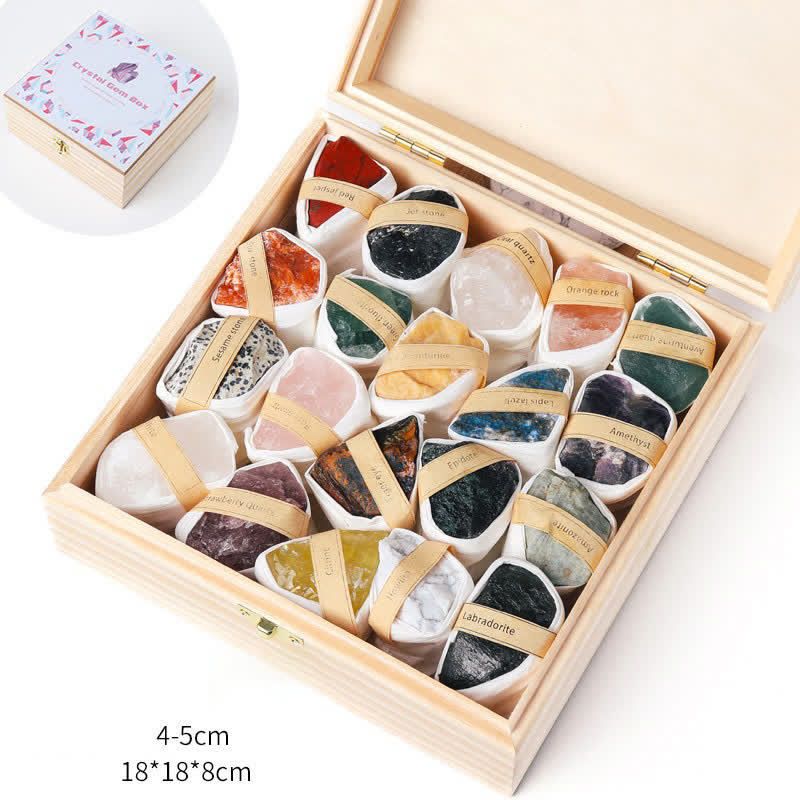 Muestra de cristal natural de Olivenorma, decoración con piedras preciosas.