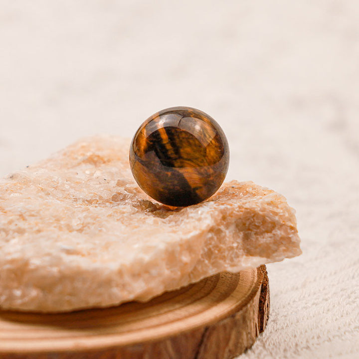 Esfera de cristal protectora de ojo de tigre de Olivenorma