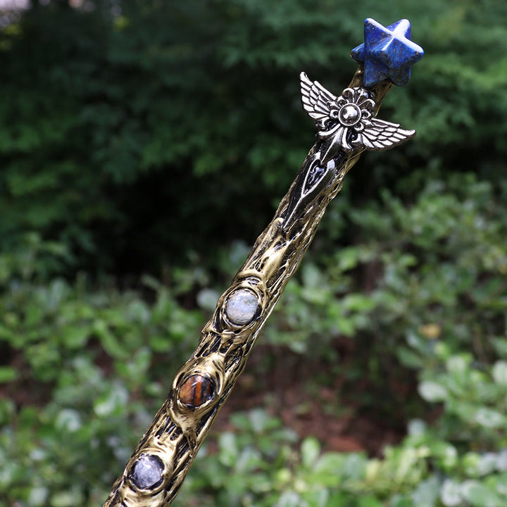 Varitas de cristal Merkaba de chakras naturales de Olivenorma