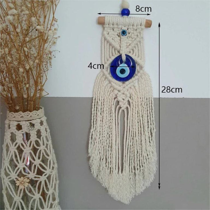 Adorno decorativo para colgar en la pared con forma de ojo malvado de Olivenorma