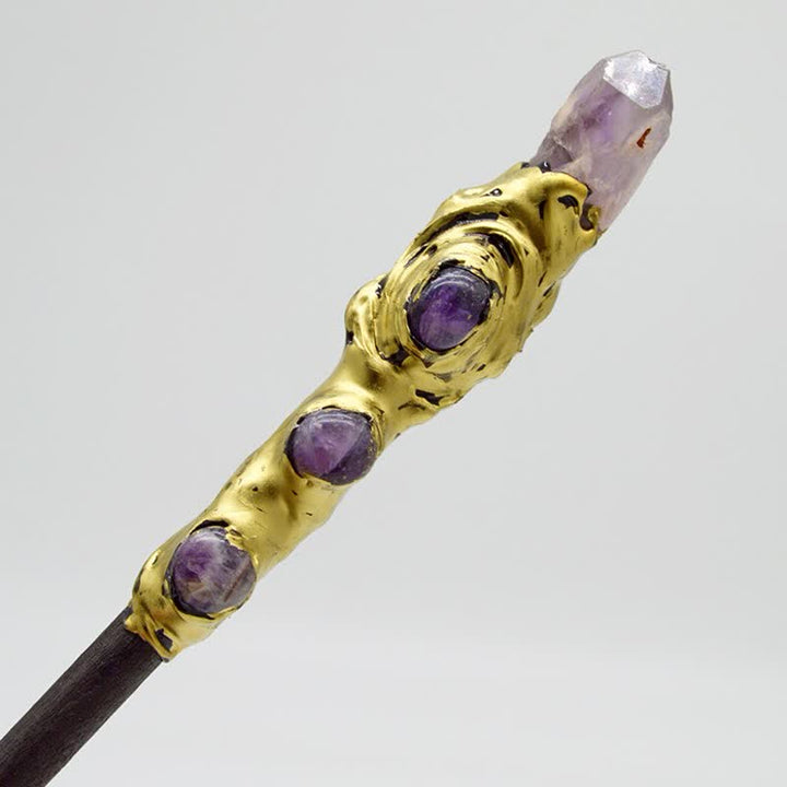 Varitas de cristal de hada de la luna, el sol y la estrella de Olivenorma