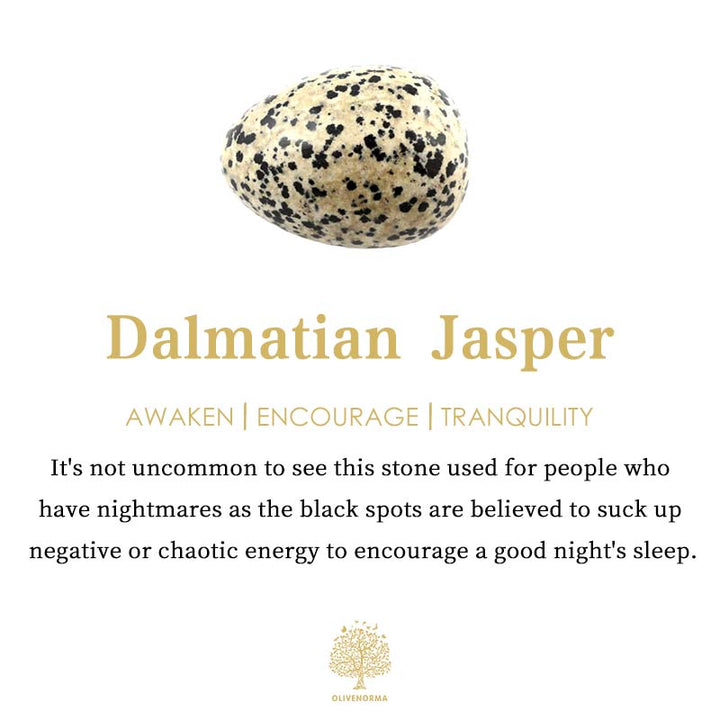 Esfera de cristal Awaken de jaspe dálmata de Olivenorma