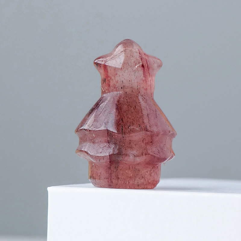 Adorno para árbol de Navidad de cristal natural de Olivenorma