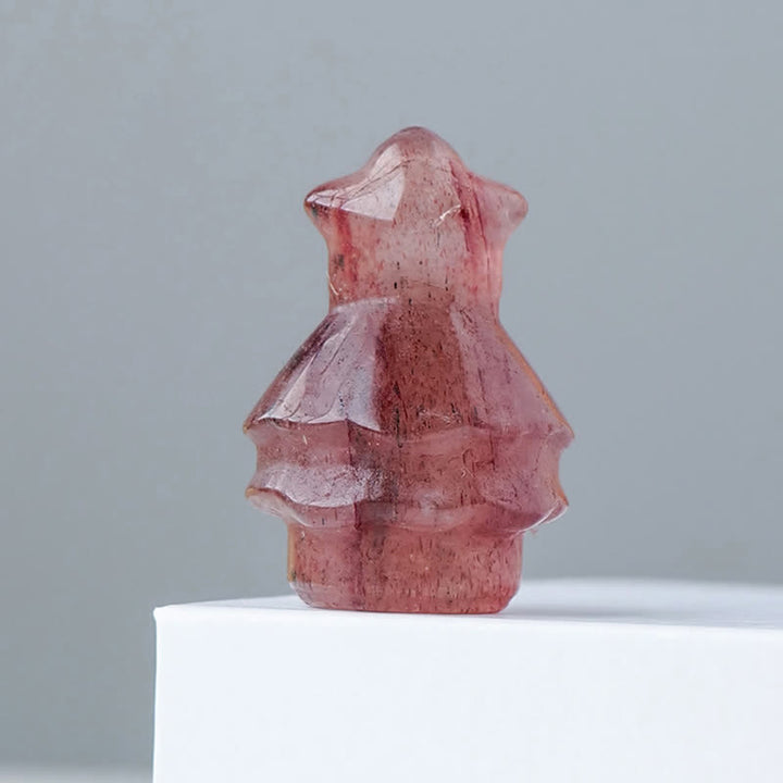 Adorno para árbol de Navidad de cristal natural de Olivenorma