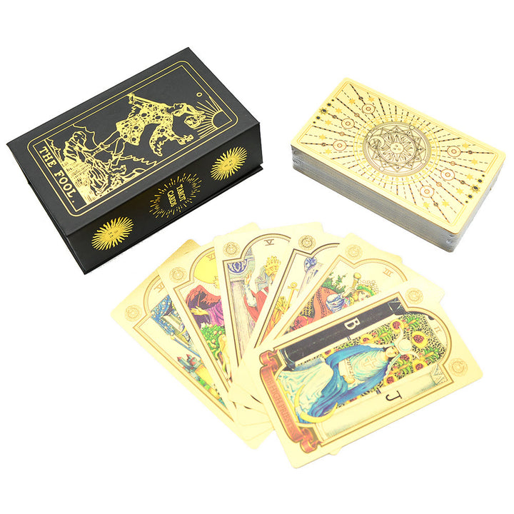 Cartas del Tarot Sol y Luna de Olivenorma 80ps "El Loco" Waite
