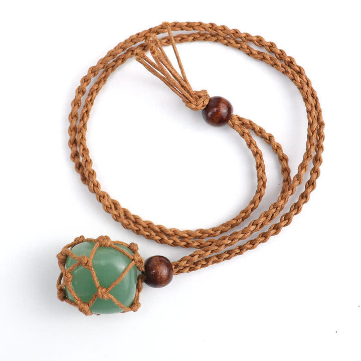 Collar de protección de cristal natural