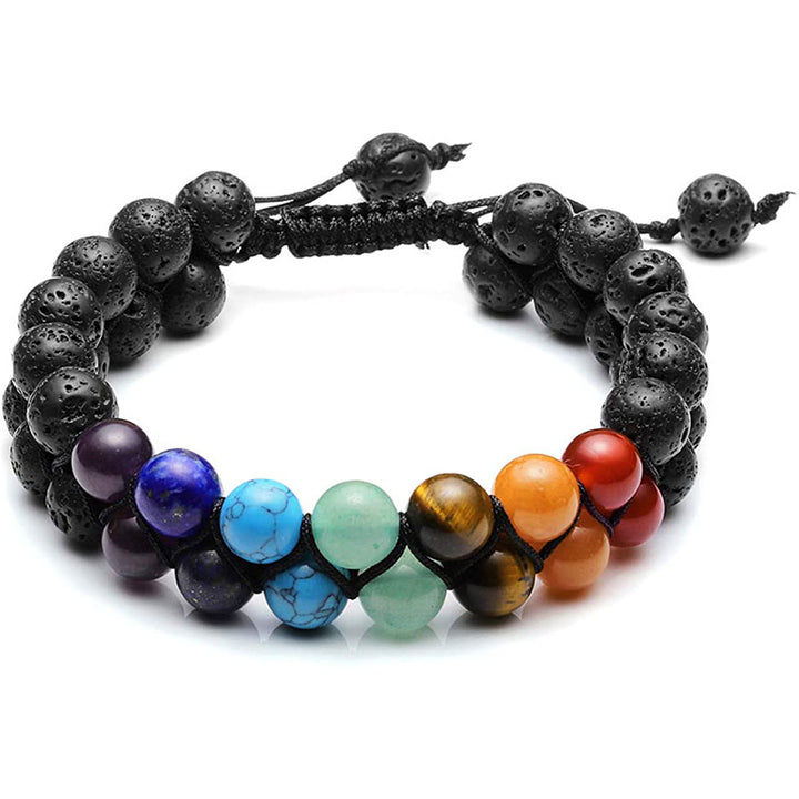 Pulsera de sanación de chakras con orgón de Olivenorma 