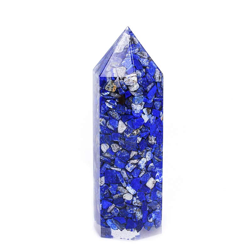 Decoración de protección de chakras con cristales naturales. 
