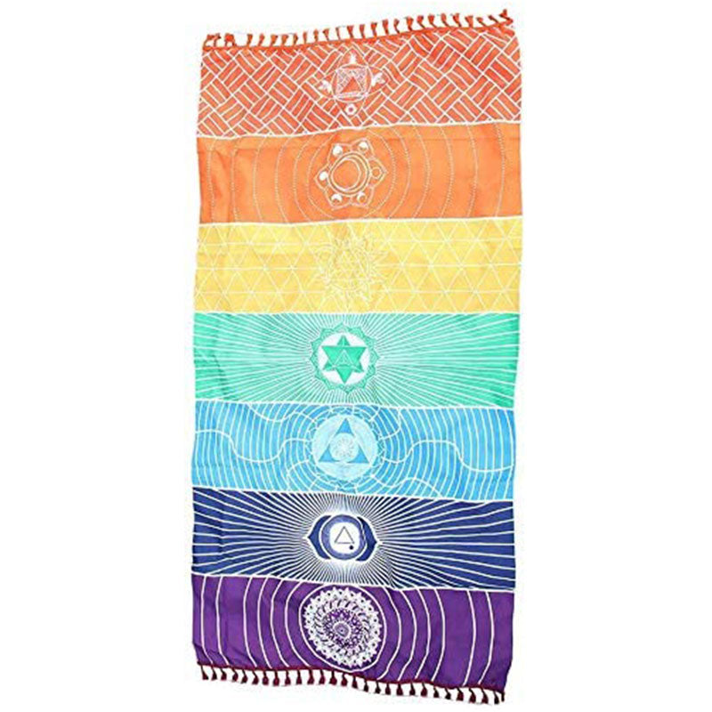 Estera de yoga arco iris Olivenorma Chakra 