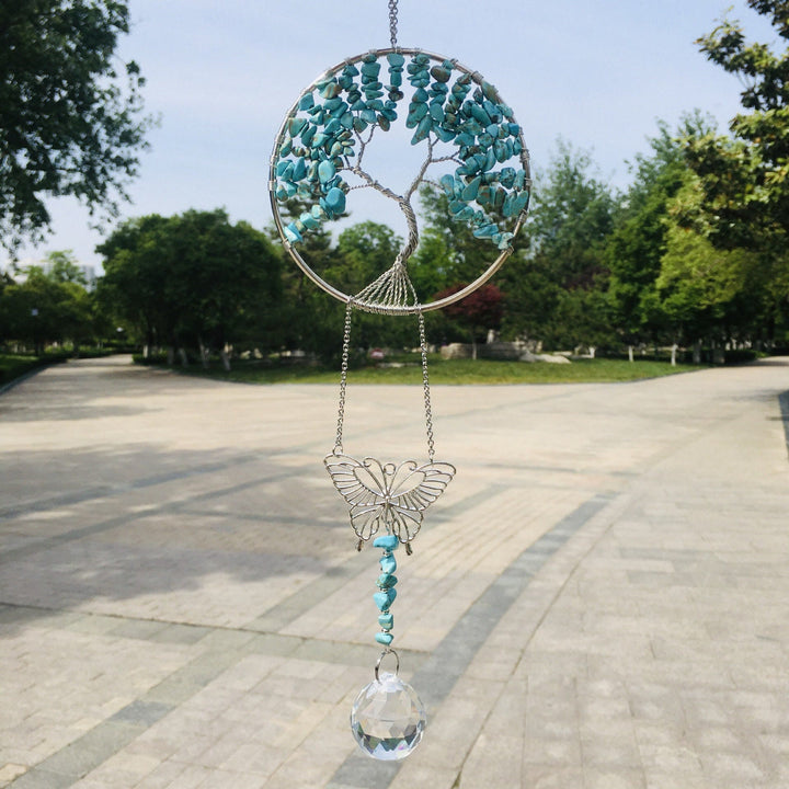 Adorno colgante de mariposa del árbol de la vida de Olivenorma
