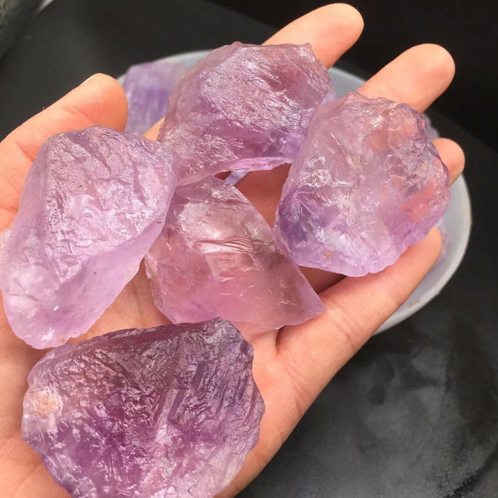 Piedra natural fluorita arcoíris cristalina de Olivenorma