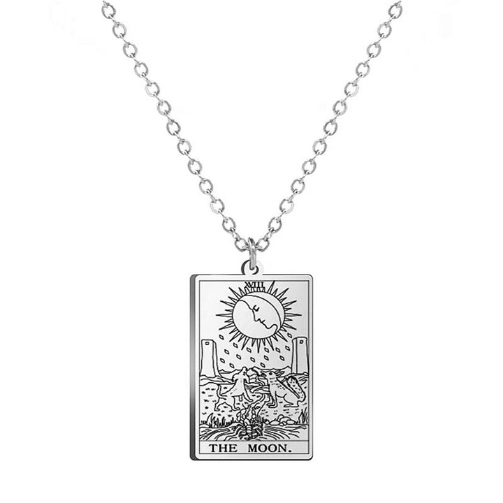 Collares de tarot de acero inoxidable de Olivenorma