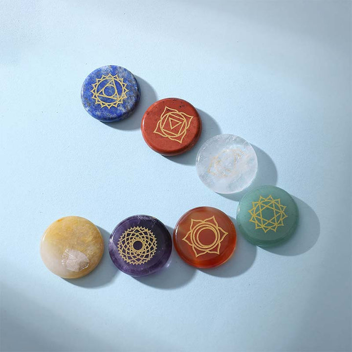 Juego de cristales para la curación de chakras