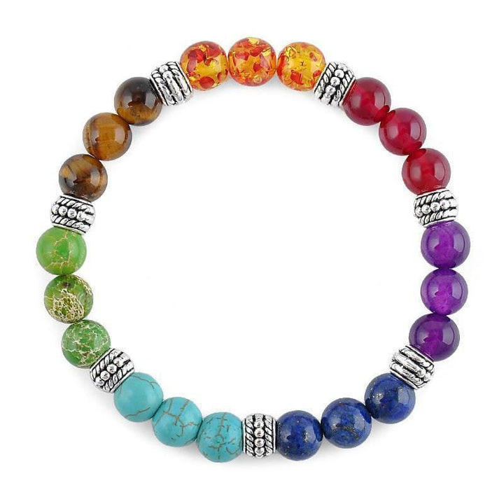 Pulsera de orgón con chakras de Olivenorma 
