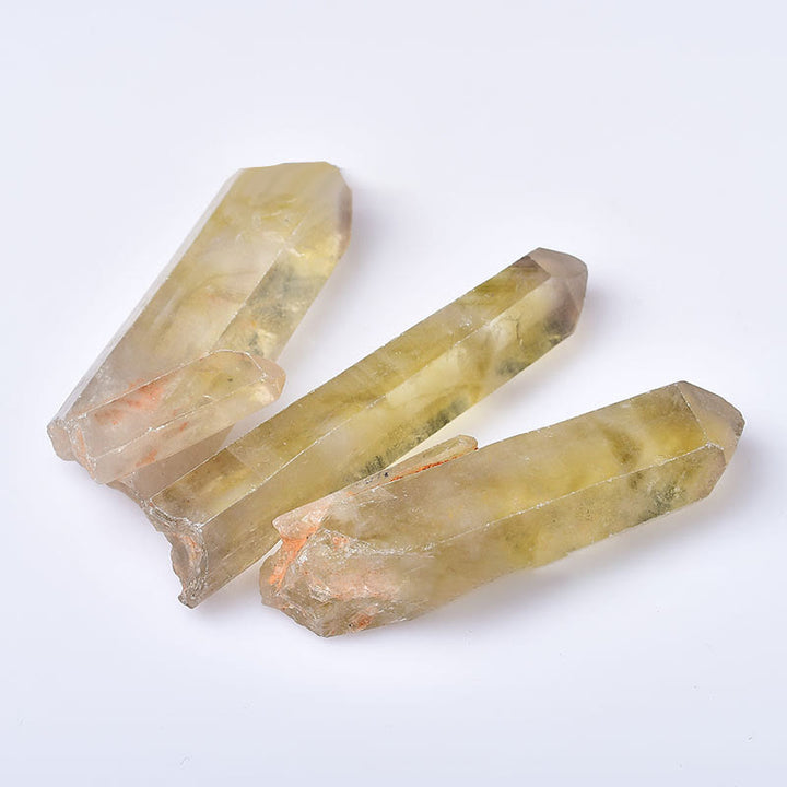 Varitas de cristal de citrino en bruto de Olivenorma