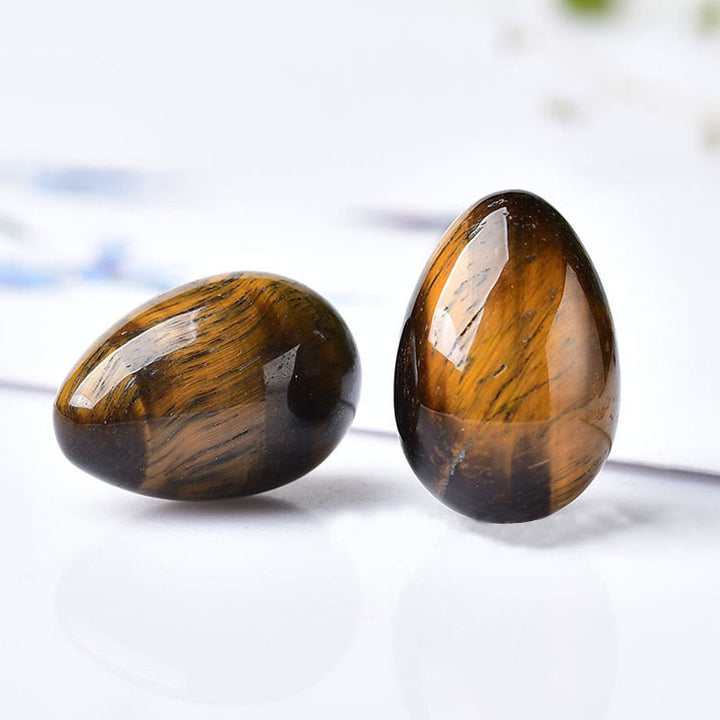 Huevos de cristal naturales energéticos de Olivenorma 