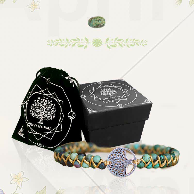 Pulsera de piedra de transformación y evolución espiritual de Olivenorma