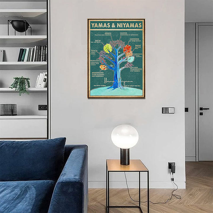 Póster del árbol de la vida de Olivenorma Yoga
