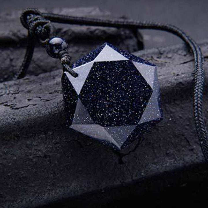 Collar curativo de piedra arenisca azul Olivenorma