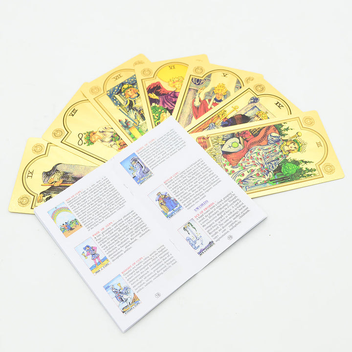 Cartas del Tarot Sol y Luna de Olivenorma 80ps "El Loco" Waite