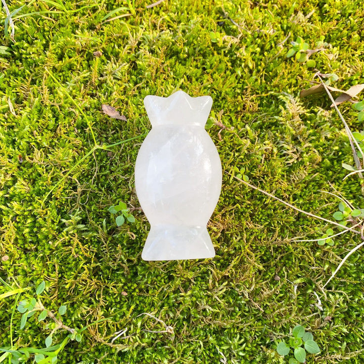Adornos de cristal con forma de caramelo para Navidad de Olivenorma, decoración con piedras preciosas