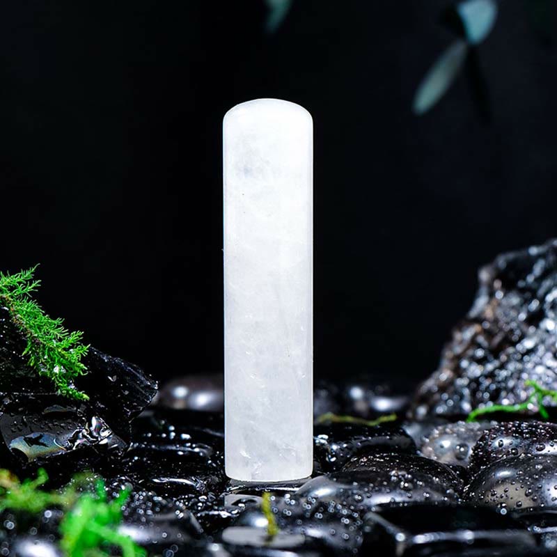 Adorno cilíndrico de cristal de chakra natural de Olivenorma, decoración con piedras preciosas