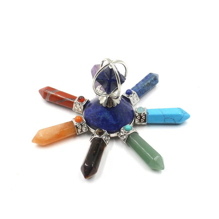 Decoración de chakras con cristales naturales de Olivenorma