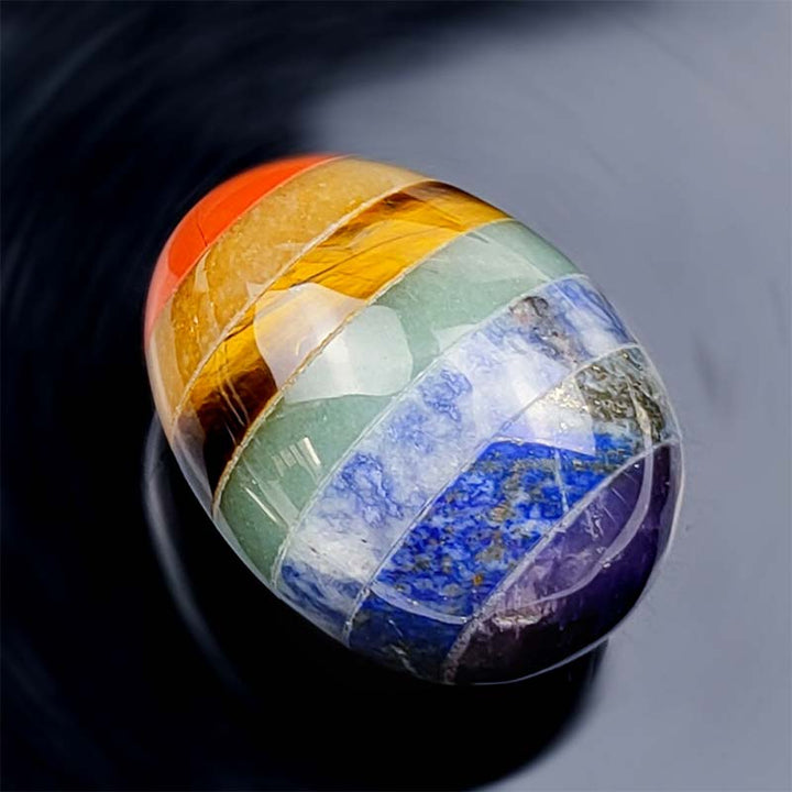 Huevo de cristal del espíritu creativo del chakra de Pascua de Olivenorma