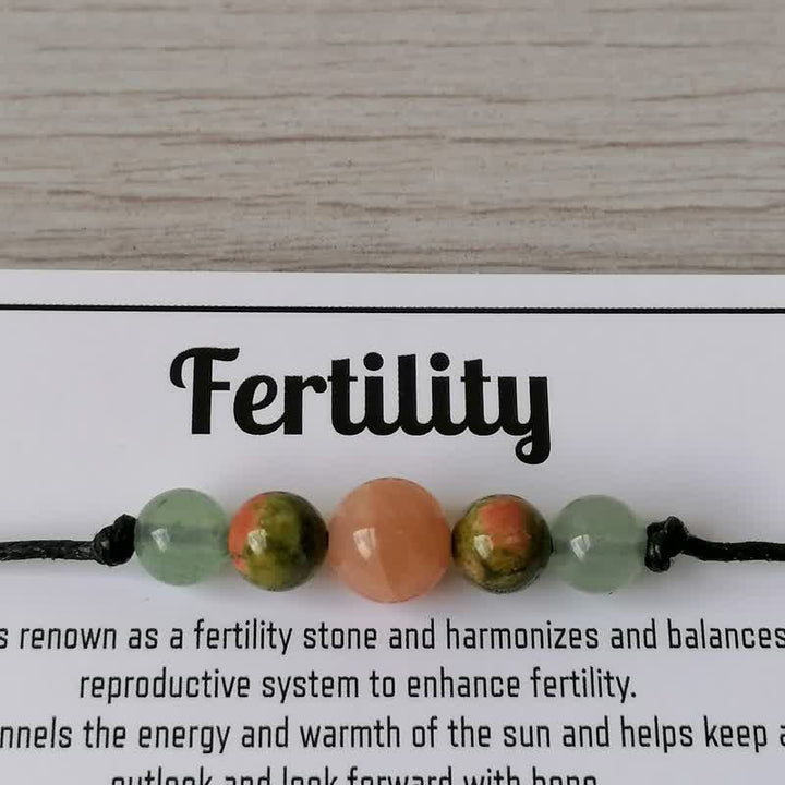 Pulsera de cristal con cuentas curativas mágicas de Olivenorma