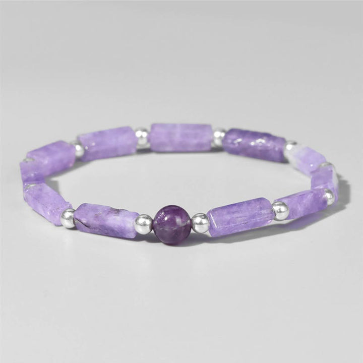 Pulsera adelgazante purificadora corporal de amatista natural de Olivenorma 
