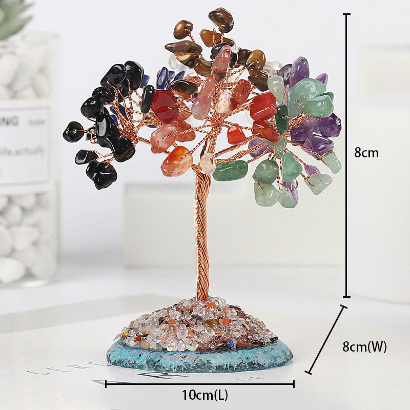 Árbol de Feng Shui de los chakras de la fuerza y ​​el crecimiento de Olivenorma 