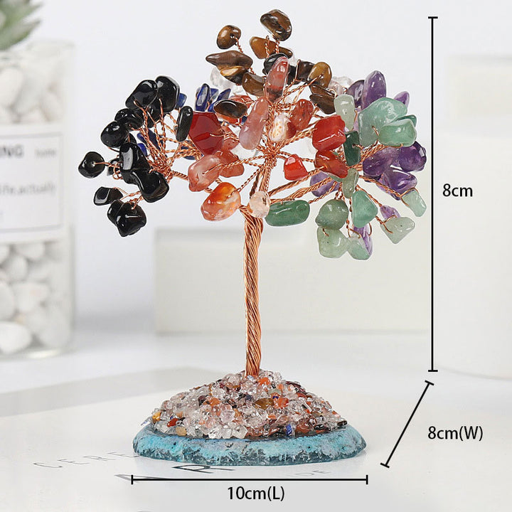 Árbol de Feng Shui de los chakras de la fuerza y ​​el crecimiento de Olivenorma 