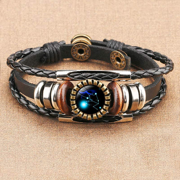 Pulsera retro del zodiaco Olivenorma