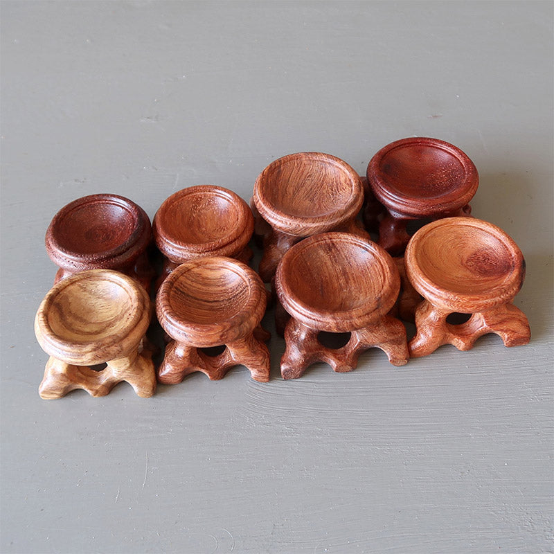 Soportes de madera de Olivenorma para bolas de cristal, esferas, huevos, decoración pastoral