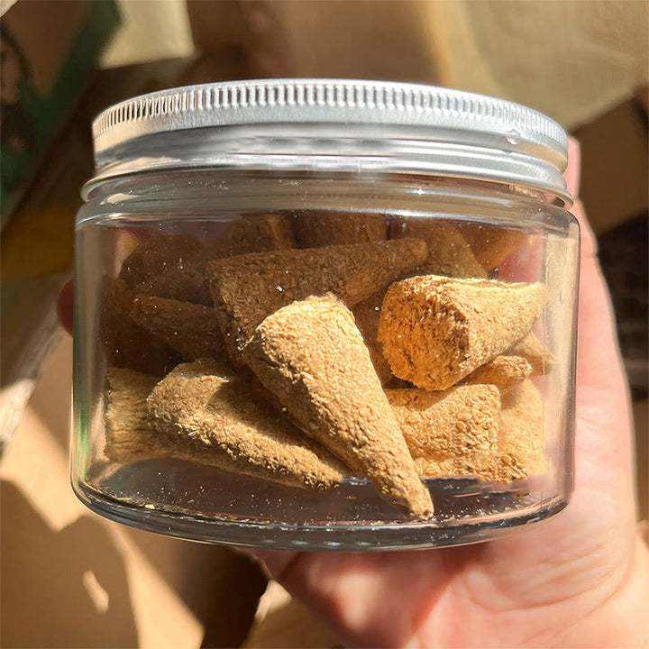 Conos de incienso de salvia para meditación y limpieza con cristales de aromaterapia de Olivenorma