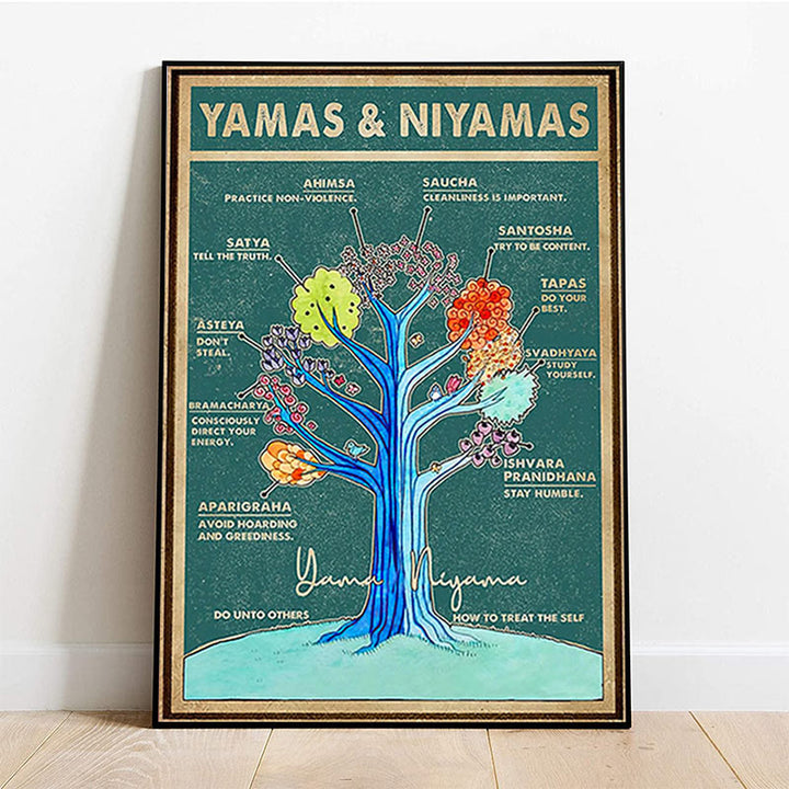 Póster del árbol de la vida de Olivenorma Yoga