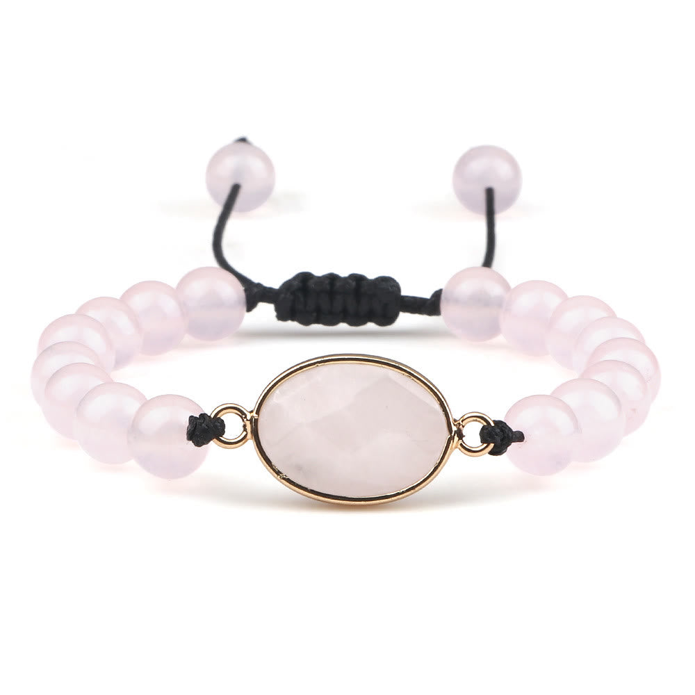 Pulsera de cuentas de opalita con piedra de ojo de gato de Olivenorma