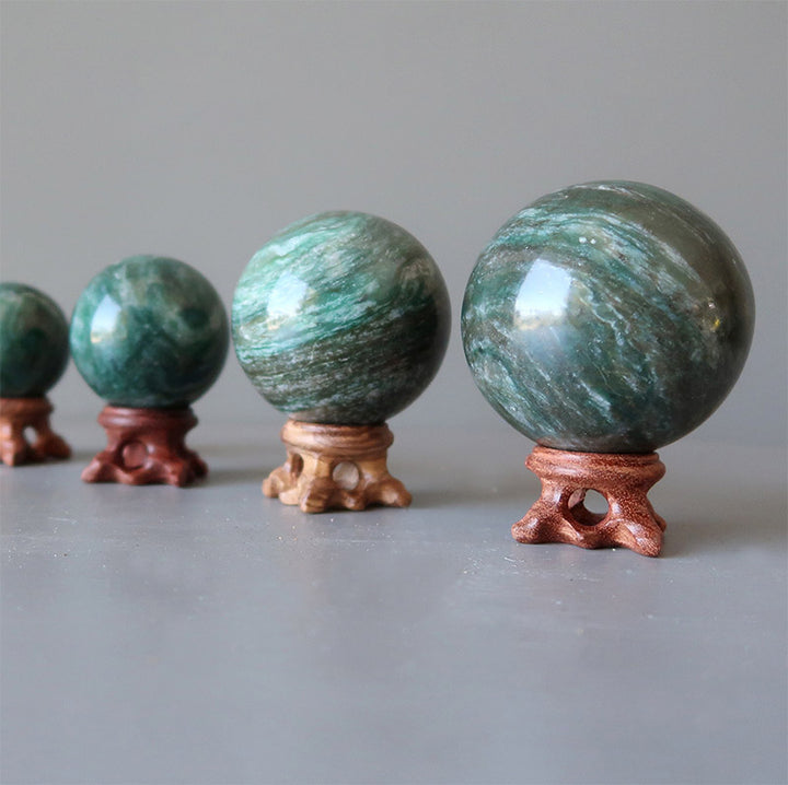 Soportes de madera de Olivenorma para bolas de cristal, esferas, huevos, decoración pastoral